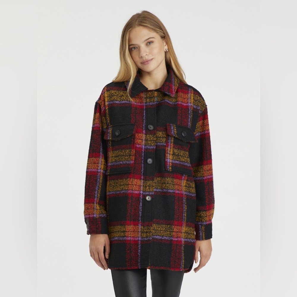 *NWT* Sanctuary Carson Plaid Oversized Shacket